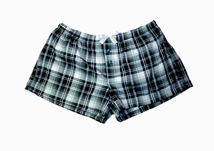 Boxers For Women Tartan - S/m Sleep Shorts on Luulla